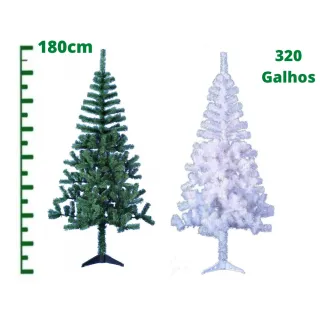 Pinheiro Canadá Decoração Verde 180cm - Natal Arvore Galhos 320