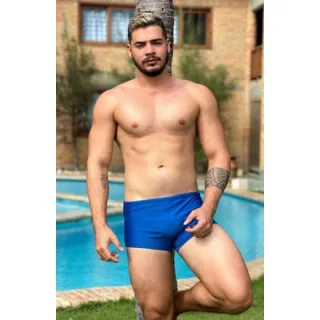 Forrada Sunga Boxer Adulto - Raryel - Preto