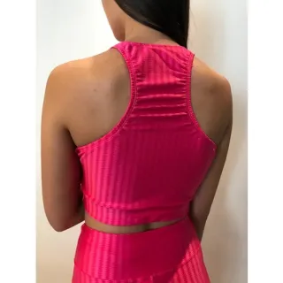 Legging Fitness Academia Conjunto Top 3D Feminino P a GG - Preto