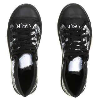 Tênis Metal Rock Caveira Urbana Moda Bizarra - Estampado