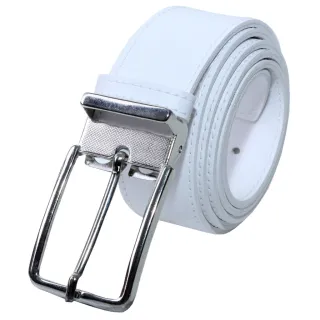 Ótimo Preço! Kit Dupla Face Cintos Social Masculino Branco + Preto - BRANCO/PRETO