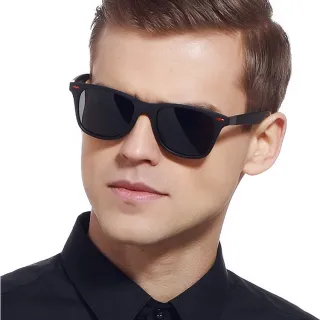 UV400 Óculos de Sol Clássicos Quadrados para Viagem e Ciclismo - C7.Green