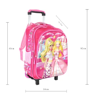 Bolsa Impermeável Escolar Infantil de Rodinhas Menino Menina Resistente - MA9719-8D_AZULMAR_CARPRET