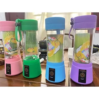 Liquidificador Portátil Shake com 6 Lâminas e Carregamento via USB - AZUL OU LILAS