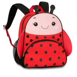 Pequena mochila infantil para passeio ou creche, pet menino menina - Zebra