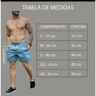 Short Ricardinho em algodão casual/ Bermuda brim - Laranja