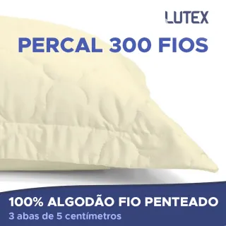 Travesseiro Percal Platine 300 Fios - Buettner by Bouton - Bege