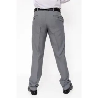 Cinza Claro Calça Social Masculina - Cinza