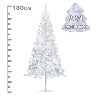 Pinheiro Nevada Branco Natal Árvore 180cm - Vários Tamanhos e Cores - 150cm NV