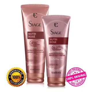 Shampoo + Condicionador Siàge (Cica Therapy, Nutri Ouro, Acelera o Crescimento e mais) - Raryel - Nutri Óleos Poderosos