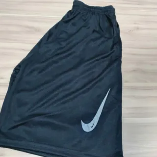 Short Esportivo Treino Poliéster Dri Fit Bermuda Masculina Academia Calção Futebol - Branco