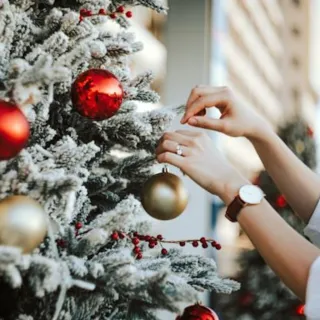 Decoração Natal Arvore Nevada 1,80 Metros Grande - Raryel - 1,80 Metros/ 320 Galhos Nevada