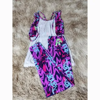 Moda Fitness Feminina Conjunto Trio Calça E Top + Blusa Embutida - 11