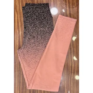 Legging Fitness Degradê Jacquard: grossa, zero transparência, disfarça celulites - Azul