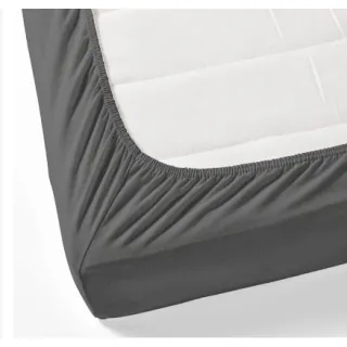 Lençol Casal Padrão 3 Peças 170 Fios Com Elástico - Várias Cores - Azul Claro