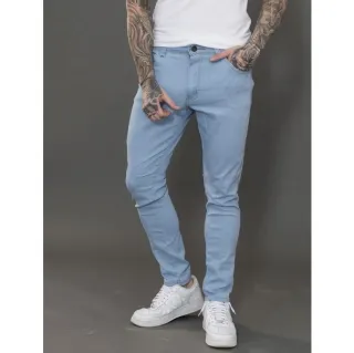 Ótima Qualidade Calça Masculina Skinny Preta Rasgado Elastano 36/48 - preta lise