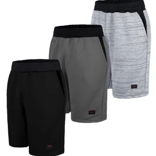 Bermudas Moletom Masculina Kit 3 Cores Sortidas Reffine - KIT-3-BERMUDAS-VARIADAS