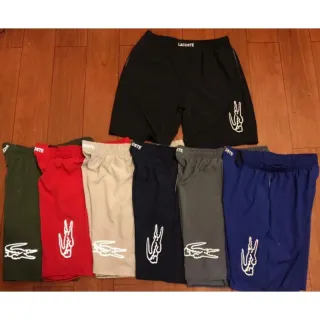 Bermuda Masculina Táctel Dry Fit Esporte com Bolso Refletivo - preto/azul/cinza