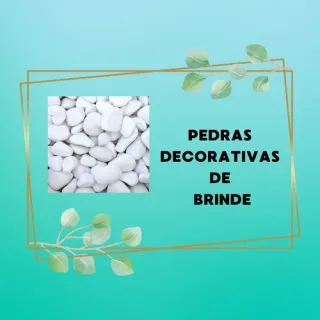 Vaso Decorativo + Bambu Artificial Permanente - 3D Cinza