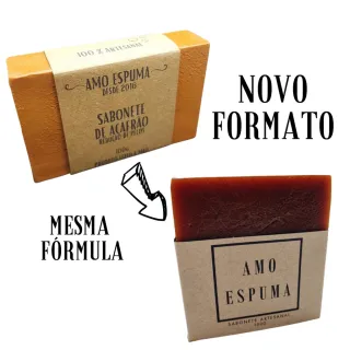 Redução de pelos com Sabonete de Açafrão - Único