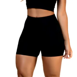 Ótima Qualidade Shorts Legging de Suplex Fitness Bermuda Feminina