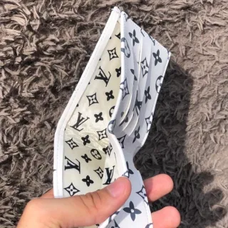 Promoção Relâmpago - Carteiras Masculina Louis Vuitton Porta CNH Porta Cartão - ( CARTEIRA LV ) CAFÉ FLOR