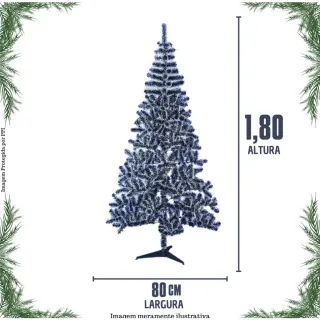 Pinheiro Nevada Branco Natal Árvore 180cm - Vários Tamanhos e Cores - 150cm NV