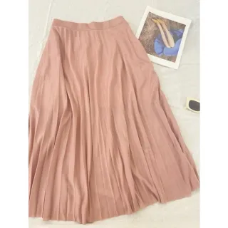 Saia Lisa Plissada Midi para Festas - Preto