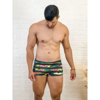 Sunga Box Masculina Luxo Forrada - Kit com 3 Unidades - Kit 3 sungas box.