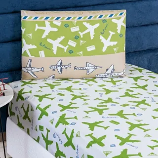 Decoração Quarto Lençol Solteiro Infantil Astronauta Menino com Fronha - 2 Peças - game