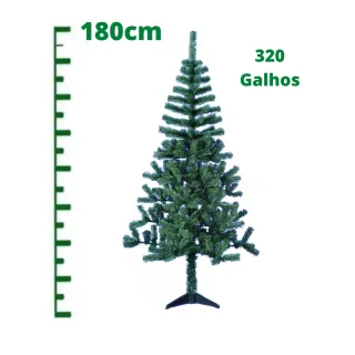 Pinheiro Canadá Decoração Verde 180cm - Natal Arvore Galhos 320 -  Verde