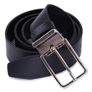 Ótimo Preço! Kit Dupla Face Cintos Social Masculino Branco + Preto - BRANCO/PRETO