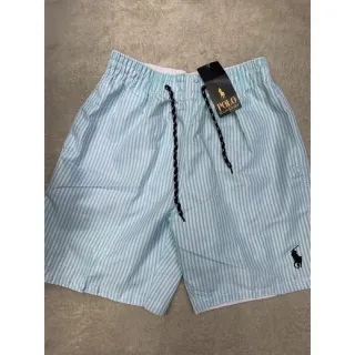 Bermuda Masculina Moda Praia Listrada Tactel Raul 3 - VERDE BEBÊ