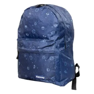 Envio Já! Mochila Universitária Casual Impermeável - Estampas Diversas - Flores Azul Claro