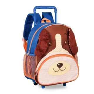 ENVIO IMEDIATO Mochila Infantil de Rodinhas Animais Clio Pets - JOANINHA