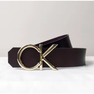 Promoção Cintos Grandes Marcas Feminino/Masculino de Couro - Preto CK (fiv rem. prat.)