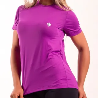 Blusa Dry Fit Proteção Solar UV 50 Camisa Academia Feminina P M G - Azul Royal