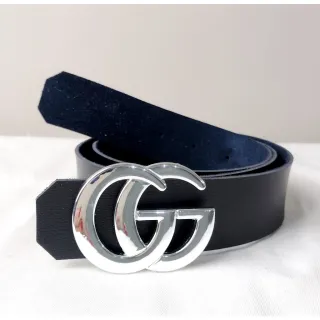 Promoção Cintos Grandes Marcas Feminino/Masculino de Couro - Preto CK (fiv rem. prat.)