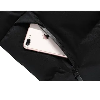 Jaqueta Esportiva Alcochoada Masculina em Algodão - Cor Sólida - Cinza