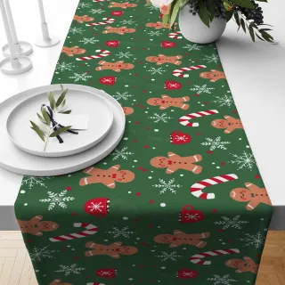 Jogo de Mesa Natalino - Trilho e Caminho de Mesa para Decoração de Natal - NATAL - 08