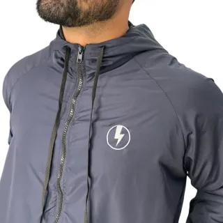 Impermeável Preto Masculina Semi Forrada Corta Vento - REF 03 PRETO