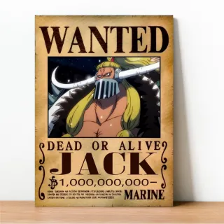 Coleção Exclusiva One Piece: Placa Decorativa Wanted Recompensa - 23