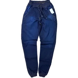Calça Jogger Feminina Cos Elástico Jeans Blogueira JOG01 - 44