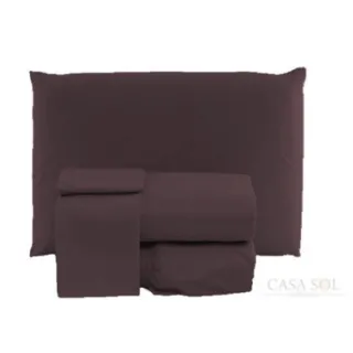 Completo Jogo de Lençol Queen Casal - Cores Variadas - Pink