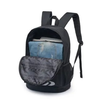 Mochila Grande Masculina Onbongo Impermeável Reforçada Notebook - Preta com colorido