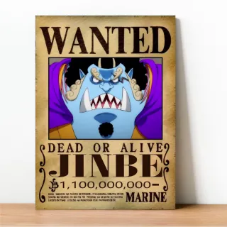 Coleção Exclusiva One Piece: Placa Decorativa Wanted Recompensa - 23