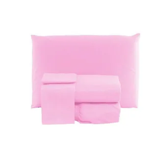 Completo Jogo de Lençol Queen Casal - Cores Variadas - Pink