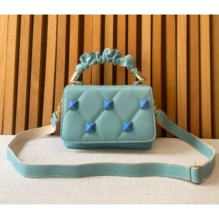 Bolsas Femininas Originais Transversais de Ombro e Mão - Azul