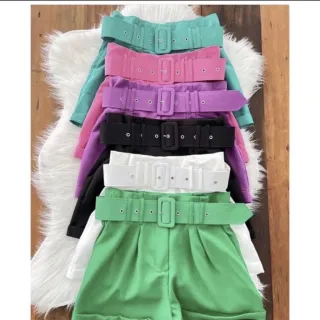 Shorts com Bolso e Zíper na Lateral - Alfaiataria - Preto