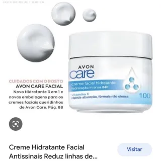 Hidratante para o rosto AVON care